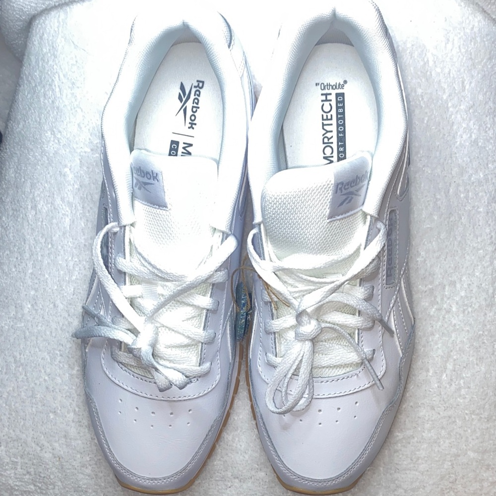 Reebok Women’s White Athletic Lace-Up Sneakers